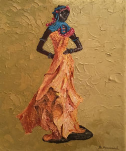 Africaine d‘après une sculture de Houtkamp